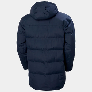 <b>Men</b> Streetwear Eco-Friendly Windproof Puffer Jacket Winter Lightweight Insulated Durable Nylon/Cotton Shell Front Logo Outdoor - Product Image 2