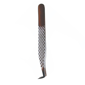 Pinzas de Acero Inoxidable RABIA MIRAAL INDUSTRIES con Recubrimiento en Polvo Rosa, Corte de Flor de Lis a 90 Grados/Curva Larga, Agarre Preciso - Product Image 6