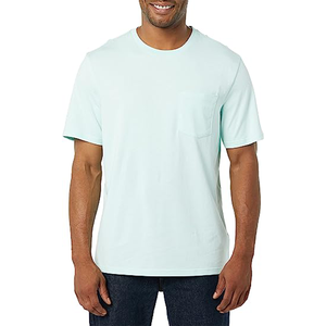 Vente en gros de t-shirts pour hommes, impression de logo personnalisé, coton de haute qualité, col rond, manches courtes, respirant, séchage rapide, décontracté, été - Product Image 3