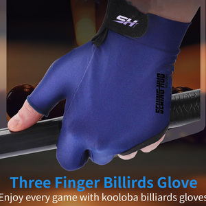 Meilleur fournisseur de gants de snooker, sangle réglable, qualité respirante, design personnalisé, polyester, gants de snooker pas chers - Product Image 6
