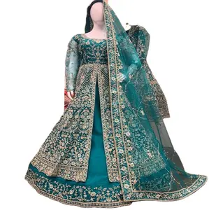 设计师新娘礼服婚纱婚礼巴基斯坦套装设计低价收藏印度2023热卖