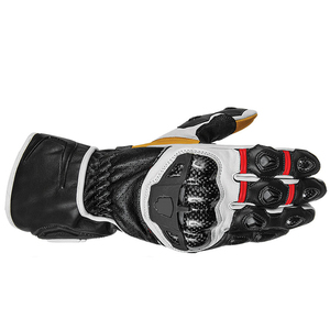 Gants de moto d'aventure robustes en polyester et nylon, à doigts entiers, compatibles écran tactile, imperméables et avec protection des articulations. - Product Image 4