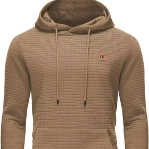 Sudadera con Capucha de Lujo de Algodón 100% para Streetwear, con MOQ Bajo, Estampado Personalizado y Bordado, Unisex, Lisa, sin Diseño - Product Image 1