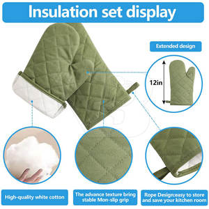 Guantes de Cocina de Nuevo Estilo con Servicio OEM, Guantes de Cocina de Alta Calidad y Cómodos para Trabajar - Product Image 3