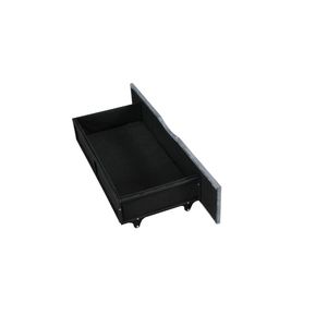 <b>Grey</b> Upholstered Daybed with <b>Storage</b> Drawers Twin Size Wood Daybed No <b>Box</b> Spring Needed - Product Image 4