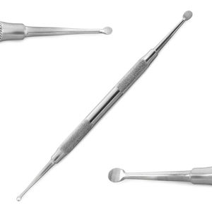 Juego de 3 Instrumentos Manuales de Acero Inoxidable para Cirugía Dental de Implantes, Elevadores Periósteicos para Levantamiento de Seno, Molt Prichard Silver - Product Image 4