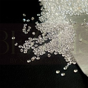 Diamantes pequeños con pavé, color H, claridad SI, auténticos - Product Image 2