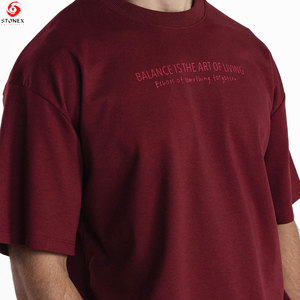 Men's Luxury <b>Boxy</b> <b>T</b>-<b>Shirt</b> Premium Heavyweight 100% Cotton Oversized Fit Eco-Friendly Breathable Customized Design Modern - Product Image 4