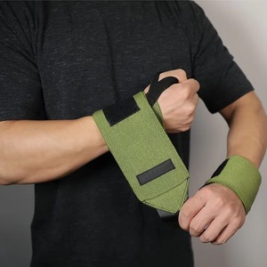 Attelles de poignet unisexes en néoprène et peau de chèvre de haute qualité, avec logo personnalisé, respirantes, pour la musculation, soutien du poignet, sécurité en salle de sport, les meilleures - Product Image 6