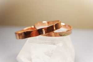 Handcrafted Wavy <b>Copper</b> Cuff Bracelet Minimalist Open <b>Bangle</b> Modern Artisan Jewelry Elegant Adjustable Bracelet Open <b>Bangle</b> - Product Image 3