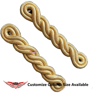 KEW Customizable Luxury German Epaulettes Gold <b>Braided</b> Eco-Friendly Vintage Embroidered <b>Accessory</b> - Product Image 2