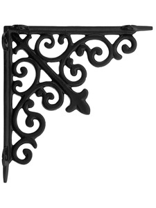 Unicorn Handicrafts Heavy Duty L Shaped Cast Iron Vintage Style Decorative <b>Shelf</b> Bracket Customized Size Wall Hanging Metal Coat - Product Image 1