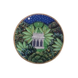 Plato de Pared de Madera Tradicional Rajasthani Estilo Art Deco para Diwali, Bodas, Cumpleaños, Pascua, Aniversarios y Otras Ocasiones - Product Image 1