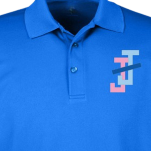 Camisa Polo para Hombre con Logotipo Bordado, Azul Rey, Manga Corta, Cuello Clásico, Mezcla de Algodón, Informal, para Negocios, Golf, Uniforme, Ropa Deportiva - Product Image 5