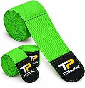 Bandes de maintien pour les mains Topline Red, réglables, avec support de poignet et protection de la paume, fermeture auto-agrippante, équipement de musculation pour hommes - Product Image 4