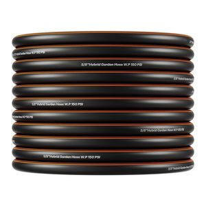 Manguera de Jardín de Goma de Alta Resistencia de 75 pies y 5/8 pulgadas, 4 Capas, 150 PSI de Trabajo, 600 PSI de Presión Máxima, Flexible, Anti-torceduras, para Exteriores, 1 Año de Garantía - Product Image 6