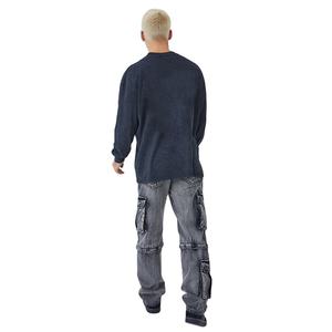 Camisas de Manga Larga para Hombre, Estilo Urbano, Lavado Ácido, Talla Regular, a la Moda, Precio Económico al por Mayor, OEM, 100% Algodón, 2026 - Product Image 5