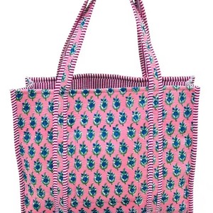 Bolso de Hombro de Algodón Ecológico Hecho a Mano, Diseño con Estampado Geométrico, Bolso Tote Espacioso y Duradero de Estilo Boho, Regalo Perfecto para Mujeres - Product Image 1