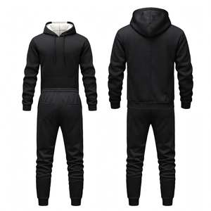 340 Grams Oversize Pullover Hoodies Set <b>Women</b> NEW Winter Fleece Plus Size <b>Women</b> <b>Sweatsuit</b> Set Long Sleeve Tracksuit - Product Image 1