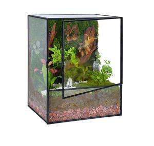 Terrarium en verre cristal géométrique fait main |   Support de plante d'intérieur écologique pour une décoration intérieure qui procure de l'air frais - Product Image 1