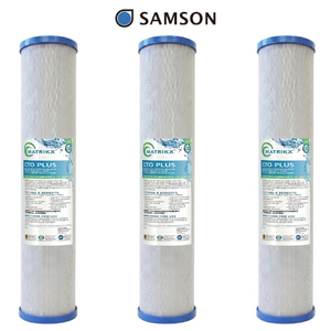 Filtre de réduction des contaminants chimiques, bloc de charbon solide, filtration améliorée 1 micron - Product Image 1