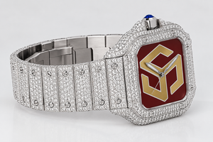 Luxury Stainless Steel Moissanite Diamond <b>Iced</b> <b>Out</b> <b>Watch</b> Men Women Fashion Wristwatch - Product Image 3