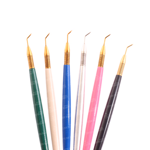 Hot Selling Stainless Steel Eyelash Lifting Tools Hand Made Different Color Ergonomic Handle Light Weight Design - Product Image 2