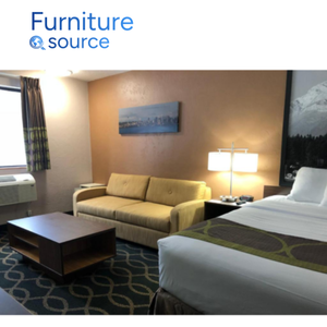 Super 8 ensembles de chambres d'hôtel Meubles modernes en bois Qualité abordable Casegoods Pour Resorts Projets Vietnam Usine OEM - Product Image 3