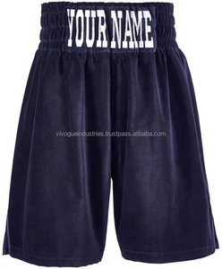 Pantalones Cortos de Boxeo MMA Personalizados al por Mayor, Ropa de Artes Marciales, Ajuste Holgado, Transpirable, Duradero, 100% Poliéster, Unisex - Product Image 2