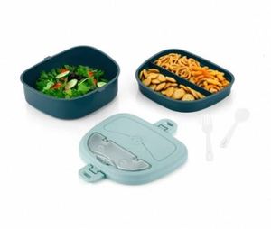 Boîte à lunch en plastique élégante et de haute qualité, pour le transport quotidien du déjeuner, fabriquée en Inde, au meilleur prix. - Product Image 2