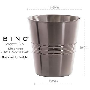 Poubelle en fer de haute qualité au design tendance, conteneur à déchets en métal en gros, logo personnalisé pour le commerce, l'hôtellerie et les bureaux - Product Image 4