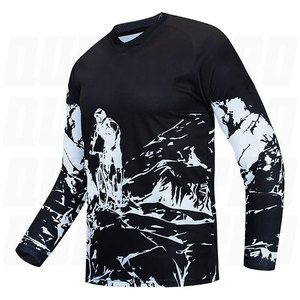Custom Motorcycle Motocross BMX Racing Jersey Summer Sportswear for Men Downhill Mountain Bike MTB Shirt Off Road Cycling Jersey - Product Image 1