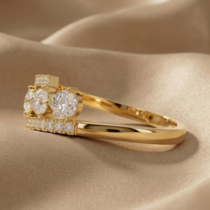 Anillo de Compromiso con Diamante CVD Corte Pera Claridad VVS-VS, Diseño Moderno, Regalo Especial para Mujer a Precio Accesible - Product Image 4