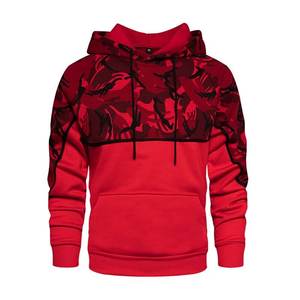 Nouvelle Collection Automne Hiver – Sweat à Capuche Homme Grande Taille en Molleton Uni Teint, Crocheté, Demi-Zip Avant, Coupe Droite Décontractée - Product Image 3