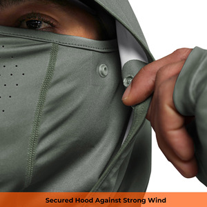 Sudadera de pesca de nuevo diseño para hombre, sublimable, transpirable, de secado rápido, ligera, de manga larga, para senderismo. - Product Image 3