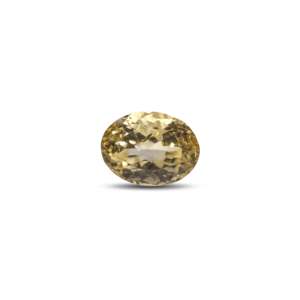Loose Citrine Gemstone 7.3 Carat Faceted Pear Cut for Fine Jewelry - Product Image 1