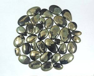 Piedras Preciosas Sueltas Apache Gold al por Mayor, Cabujones Naturales Lisos Hechos a Mano para Joyería - Product Image 2
