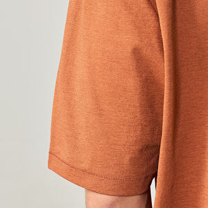 T-shirt personnalisé pour homme, grande taille, en coton épais, coupe oversize, épaules tombantes, style streetwear - Product Image 4