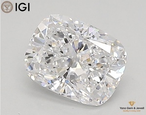 CUSHION Cut con Certificado IGI, Diamante CVD Cultivado en Laboratorio de 1.00 Quilates, Color D, Claridad VS1, para la Creación de Joyería Fina - Product Image 1