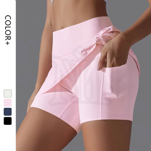 กางเกงโยคะเอวสูงสำหรับผู้หญิง ผ้าฟอกสีแบบแอซิดวอช กระชับสัดส่วน เหมาะสำหรับออกกำลังกาย ยิมแวร์ รับผลิตเสื้อผ้ากีฬาภายใต้แบรนด์ของคุณเอง - Product Image 4