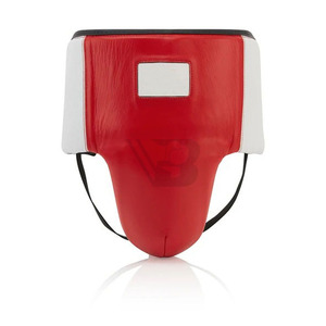 Protège-entrejambe de boxe à bas prix en cuir de vachette véritable, équipement de protection pour l'entraînement, avec logo personnalisé pour la salle de sport, protège-entrejambe de boxe et MMA - Product Image 2