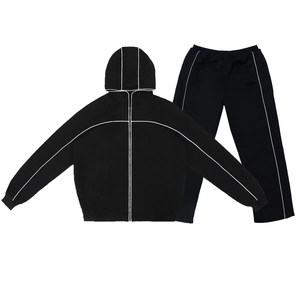 Survêtement coupe-vent vintage personnalisé pour homme, imperméable et respirant, avec logo, streetwear, vêtements de sport, fabricant OEM - Product Image 5