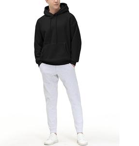 Nueva Sudadera con Capucha para Hombre, Elegante, 100% Algodón, Forrada, Manga Larga, Cuello Caído, Color Sólido, Cómoda, Tallas Grandes, Personalizable - Product Image 5