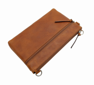 Castello Brown Cowhide Genuine Leather Men's Crossbody Travel Bag Small Adjustable <b>Strap</b> New Release Low MOQ Factory Direct - Product Image 2