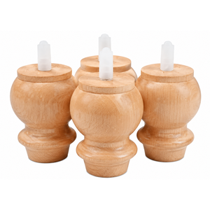 Contemporary Hardwood <b>Sofa</b> Legs Durable Solid Wood Furniture <b>Support</b> Legs for Stylish Residential and Commercial Interiors - Product Image 1