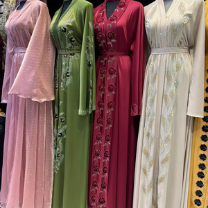 New 2026 Dubai Beautiful Traditional Islamic Clothing for Women Saudi Arabia <b>Abaya</b> Dubai <b>Abaya</b> Muslim Clothing Gulf Cloths - Product Image 2
