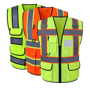 Gilet de sécurité réfléchissant imperméable de classe 2 SELF INDUSTRIES avec éclairage LED haute visibilité, logo personnalisé, gilet de travail - Product Image 1