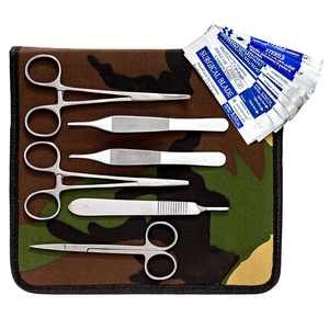Trousse de premiers secours avec équipement entièrement en acier inoxydable, étui portable, kit de formation chirurgicale, vente en gros, trousses de premiers secours pour les voyages et la saison des urgences - Product Image 2