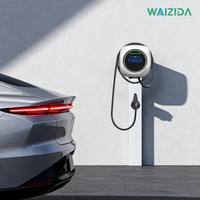 Cargador Rápido para Coche Eléctrico de 7kW, Montado en Pared, Estación de Carga Doméstica Tipo 2
