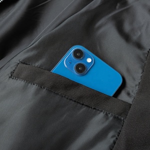 Hot Selling Men's Bomber Jacket Casual Fall Winter Warm Fashion Jacket and Coats Outwear Windproof Comfortable Bomber Jacket - Product Image 3
